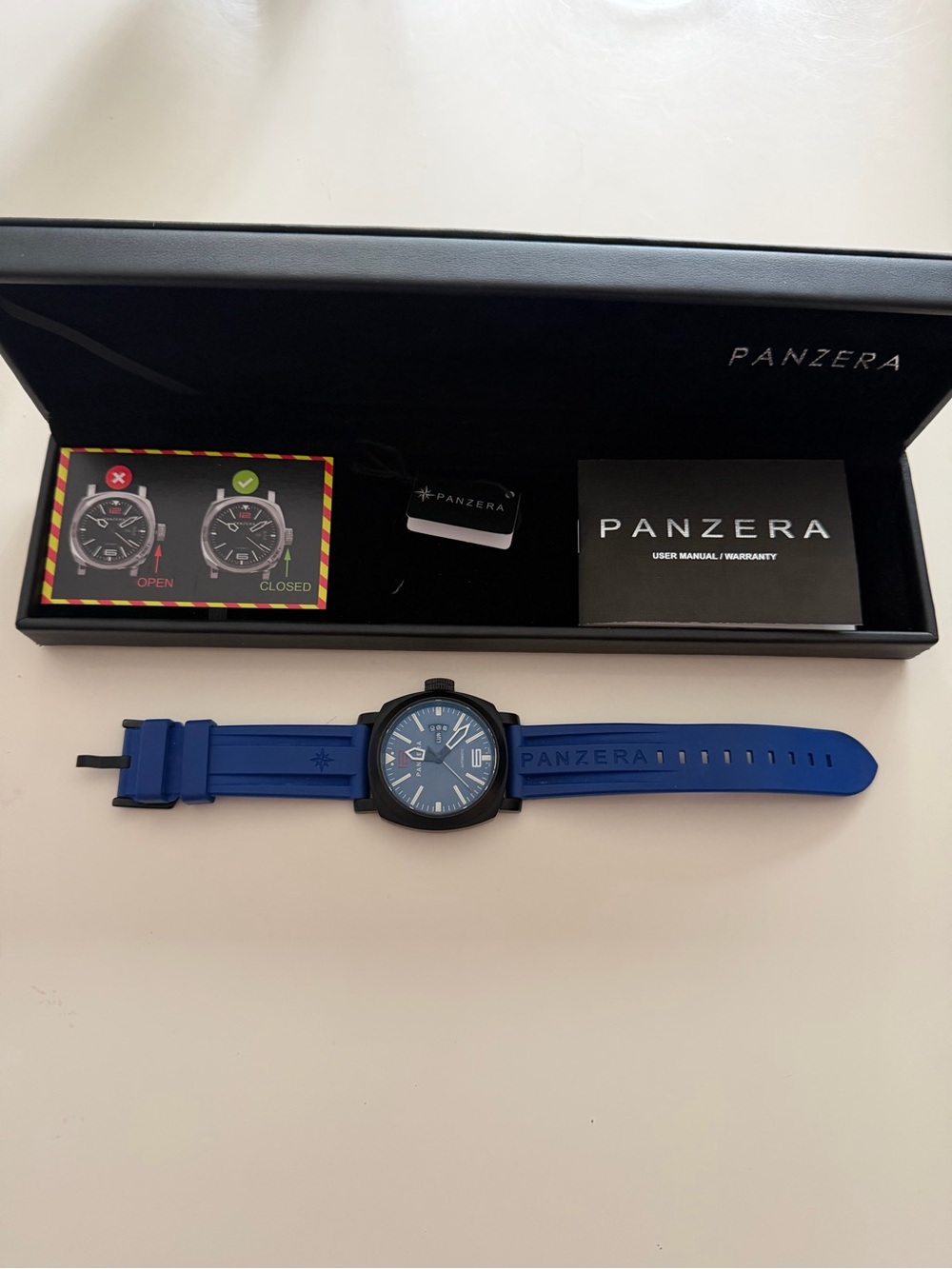 Panzera Aquamarine 45 diving watch